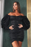 Long-Sleeve Evening Bodycon Dress