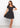 Polka-Dot Puff-Sleeve Dress with a Square Neck Secondary image