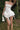 White Jacquard Cutout Ruffled Dress Secondary image