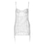 Lace Strappy Open-Back Mini Dress with Fringe Details