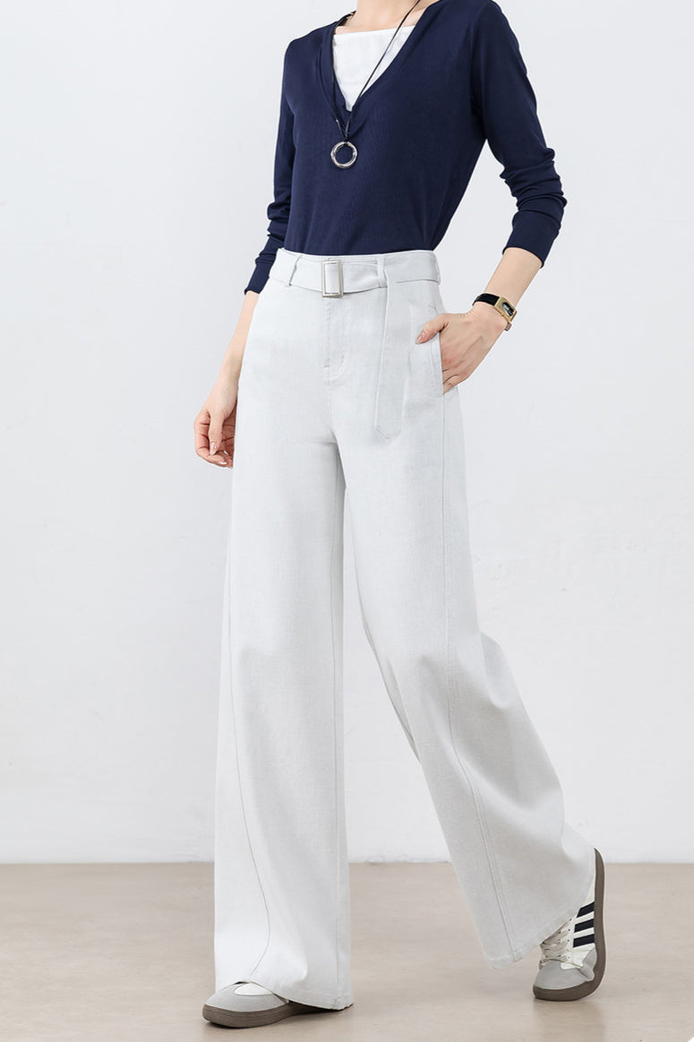High Waist Loose Straight Leg Jeans