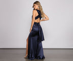 Evening Satin Dress