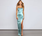 Riya Formal High Slit Dress - Lady Occasions