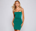 Knit Strappy Sleeveless Mini Dress