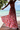 Printed Flared Spaghetti-Strap Dress with a Split Detail Secondary image