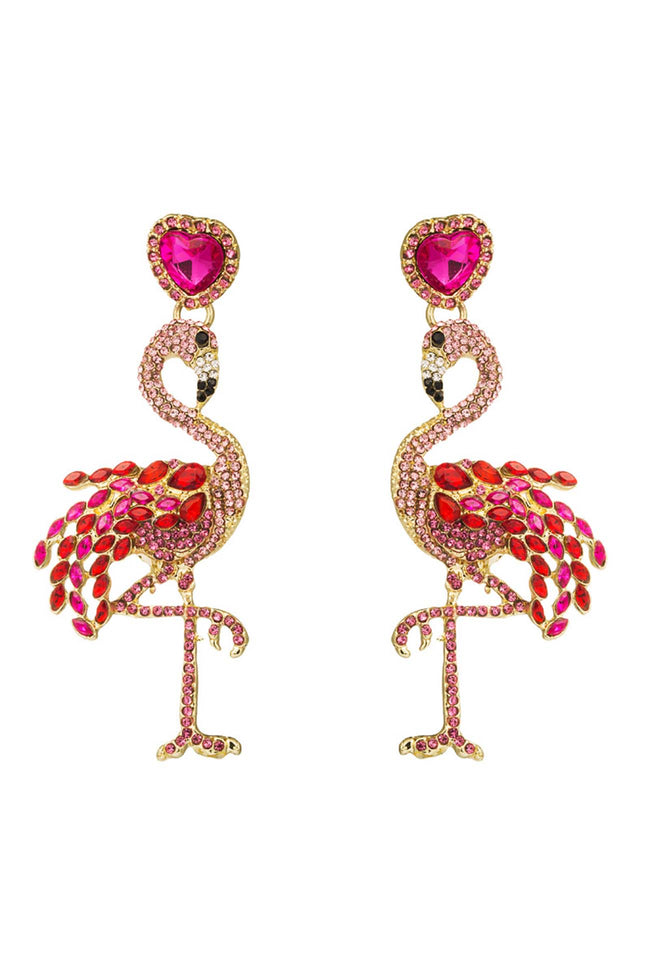 Earrings with Rhinestone Accents Main image
