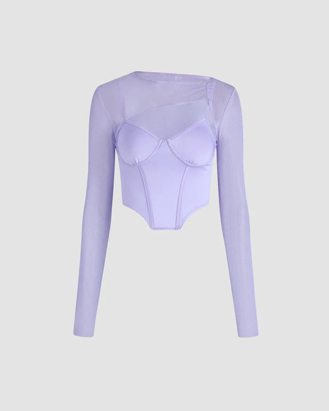 Mesh Corset Top Main image