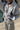 Gray Graffiti-Print Zip-Front Cropped Hoodie Secondary image