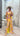 V-Neck Pleated Back-Zip Dress Secondary image