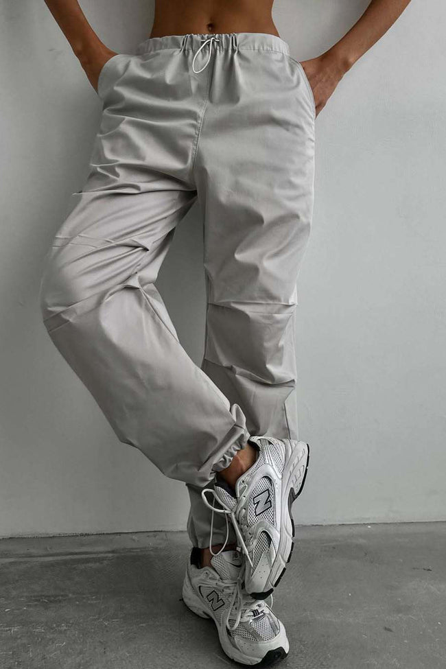 Cargo Relaxed-Fit Pants with Drawstring Detail Main image