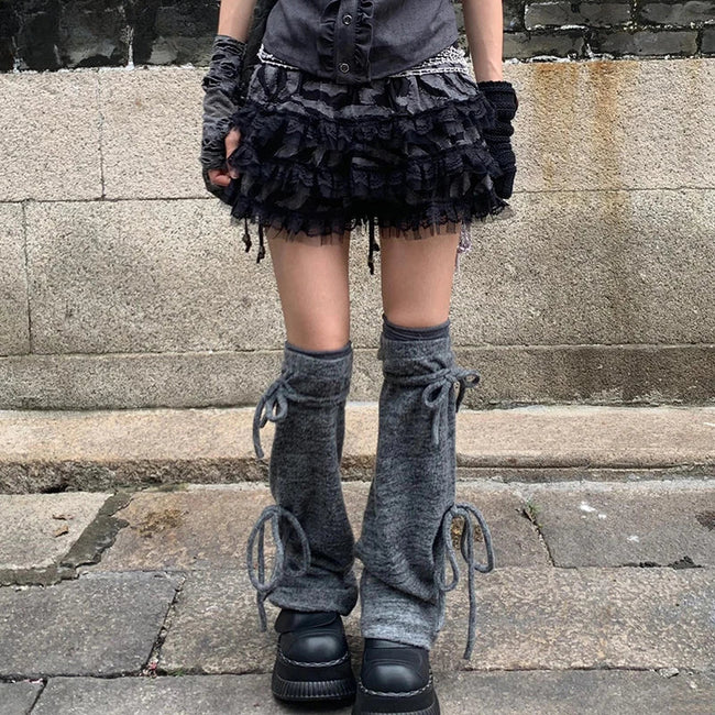 Trim Puffy Frilly Skirt Black / XS Main image
