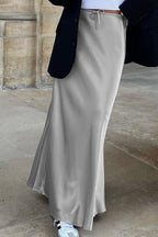 High-Rise Mermaid Maxi Skirt