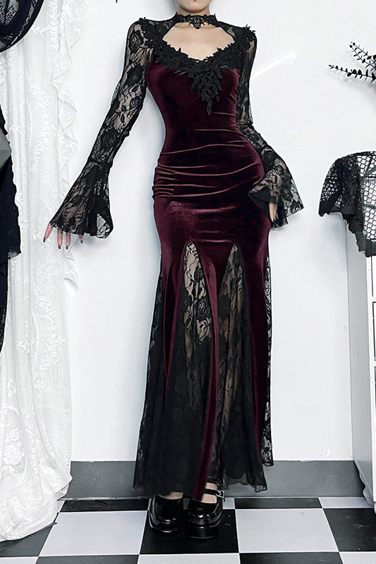 Lace Gothic Dress Main image