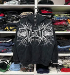Dark Antique Large Design Hoodie Black / M