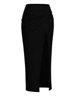Retro Black Camellia Swimwear One Piece Black2 / S onepiece-250223