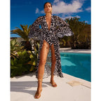 Retro Deep V Swimwear One Piece Black / S onepiece-250223