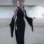 Trumpet Sleeve Lunar Maxi Dress