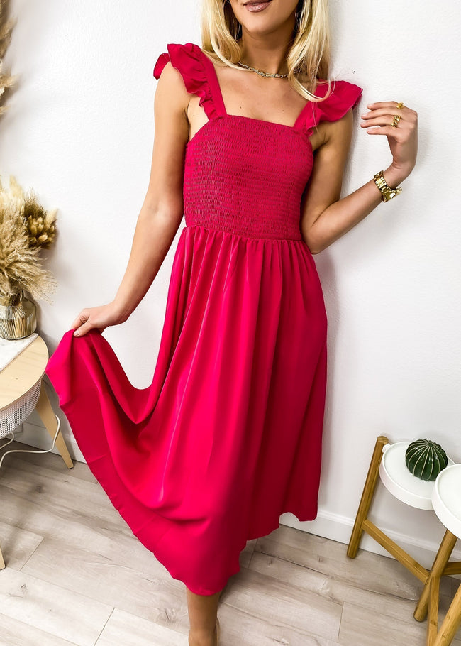 Strappy Ruffled Dress Main image