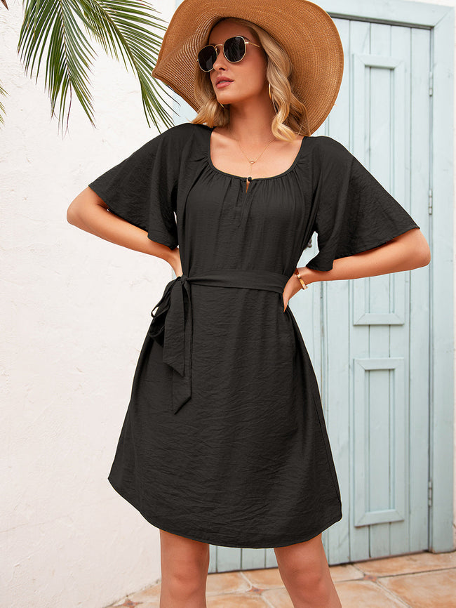 Bell-Sleeve Dress Main image