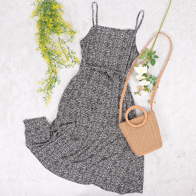 Printed Strappy Dress Main image