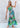 Tropical-Print Contrast-Detail Dress with a Round Neck Secondary image