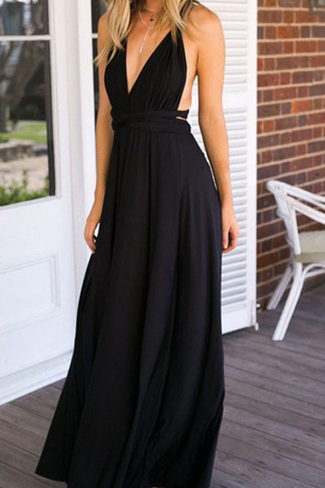 Strappy Maxi Dress with an Open Back Main image