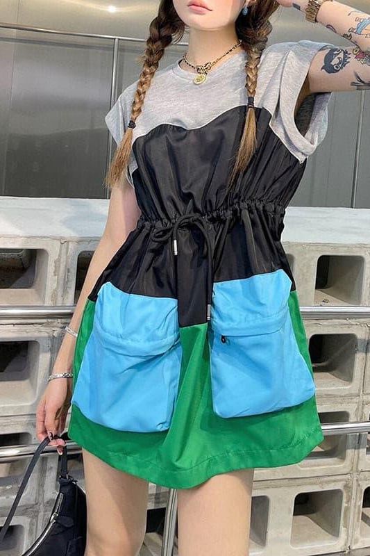 Relaxed-Fit Dress with Drawstring Detail Main image