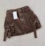 Embroidered Denim Short Brown / S