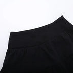 Steampunk Ruffle High Low Skirt