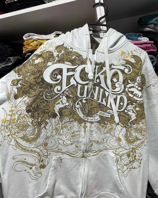 Dark Antique Large Design Hoodie Main image