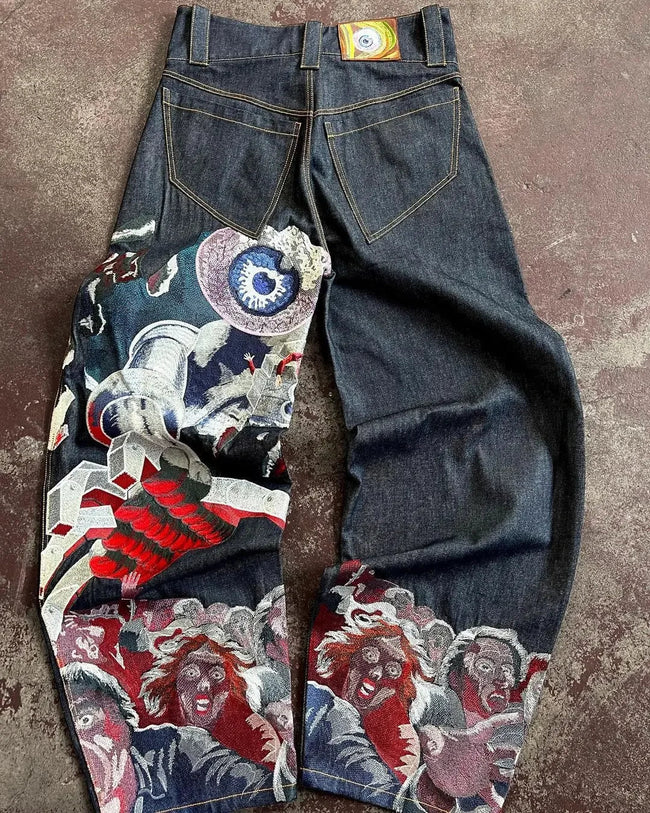 Vintage Gothic Visual Pant Blue / S Main image