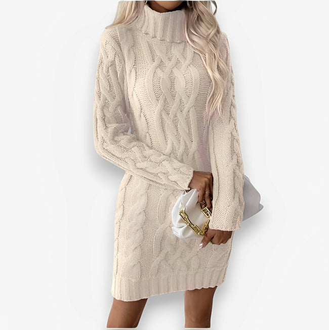 Knit Fitted Long Dress Main image