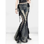 Tie-up Mysterious Flare Bootcut Pant