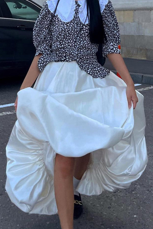 High-Rise Relaxed-Fit Skirt Main image