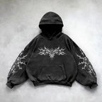 Distress Road Medieval Zip Hoodie black9 / S
