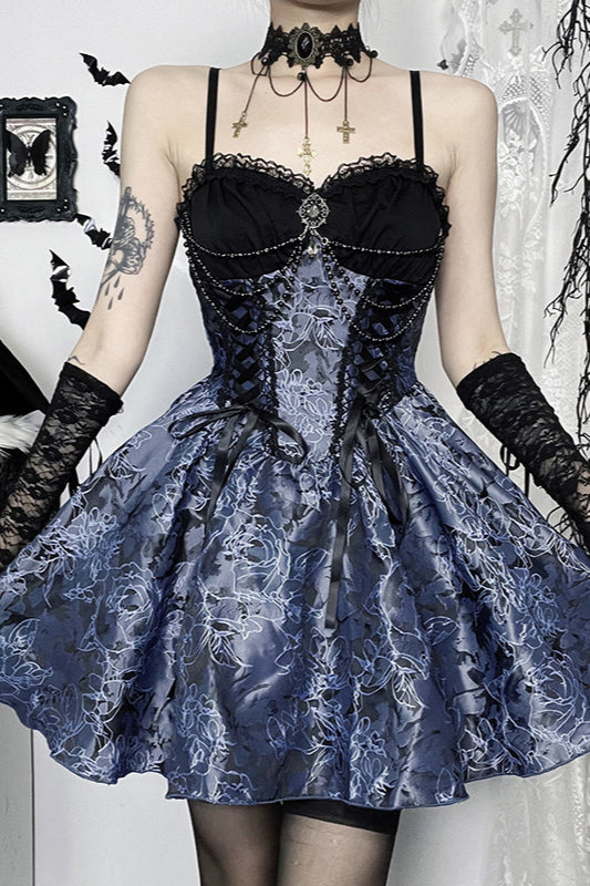 Jacquard Gothic Dress Main image