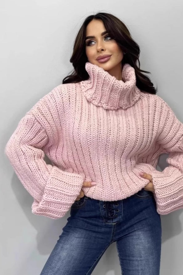 Roll-Neck Relaxed-Fit Sweater Main image