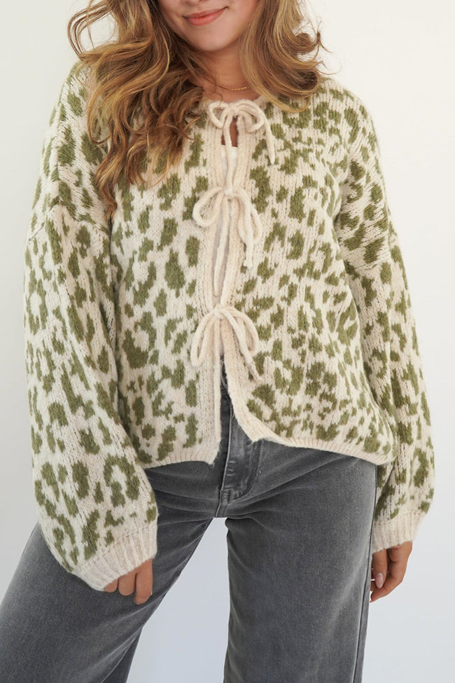 Striped Cardigan with Embroidery Main image