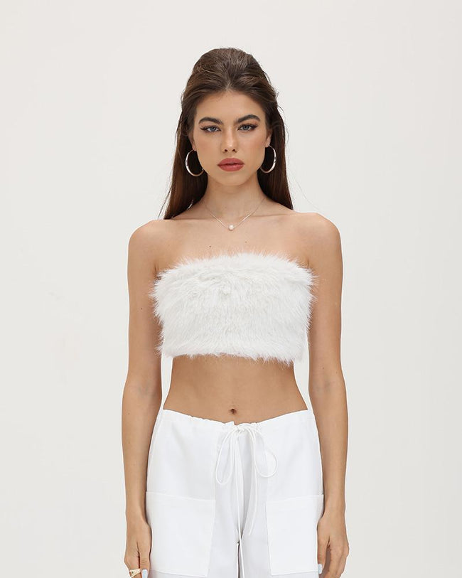 Strapless Cropped Sleeveless Top Main image