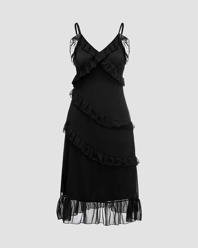 Strappy Asymmetric Maxi Dress Main image
