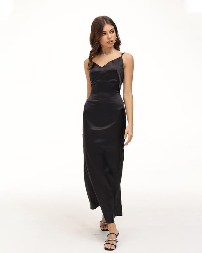 Satin Strappy Dress Main image
