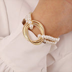 Nina Simulated-Pearl Alloy Bracelets