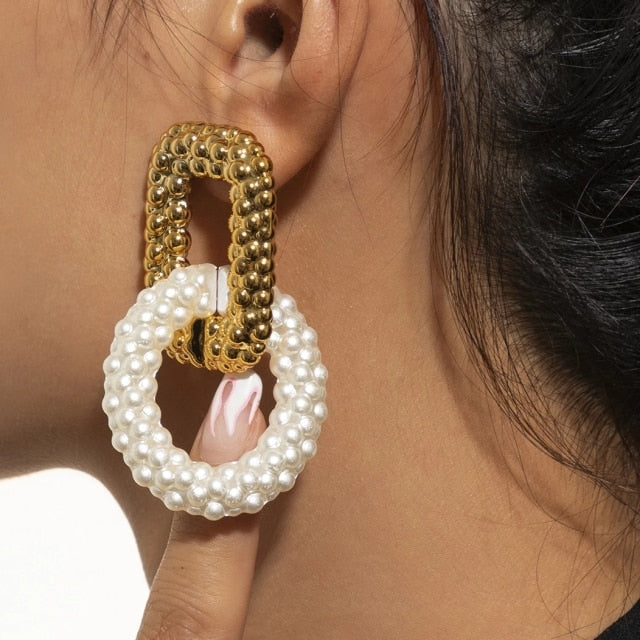 Carol Acrylic and Zinc-Alloy Earrings Main image